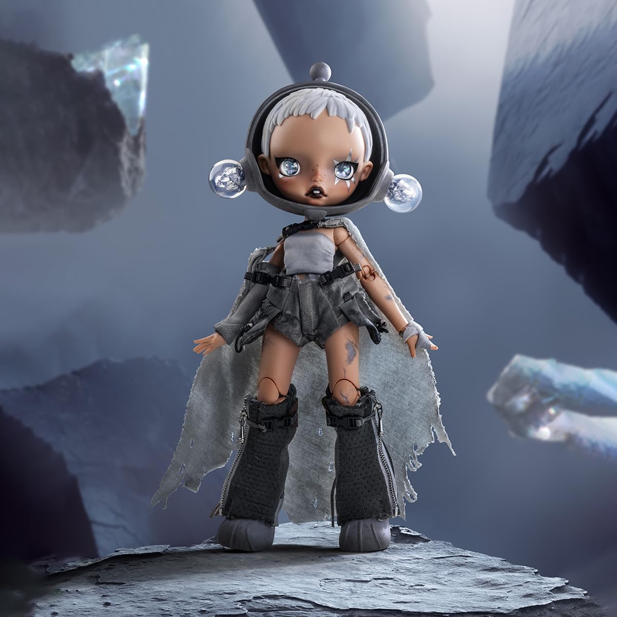 Amazon.co.jp: POP MART SKULLPANDA × HAMCUS 1/6 アクション