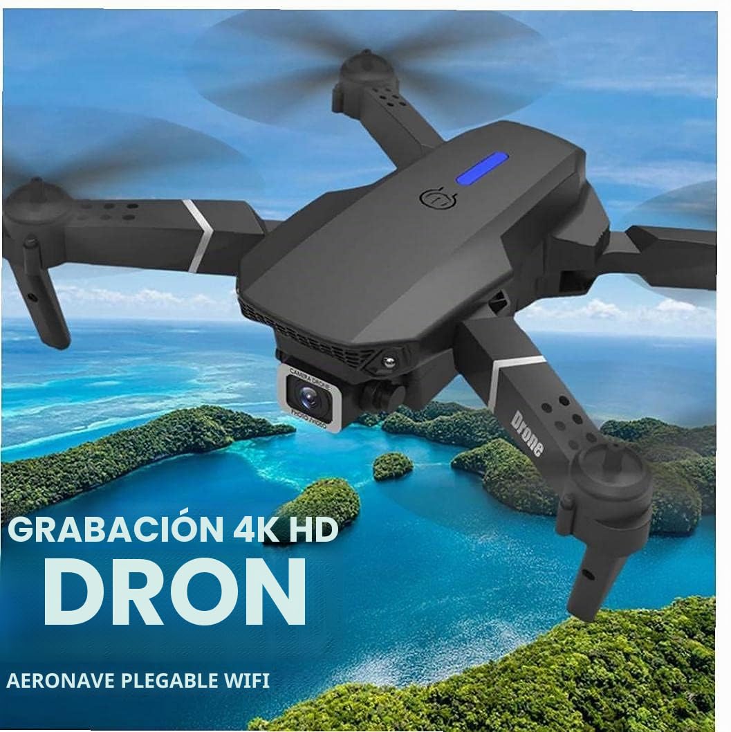 Gps Drone E88 Pro Para Adultos Cámara 4K Plegable Video En Vivo Drone Rc Quadcopter Organizar Aviones Con 1 Batería