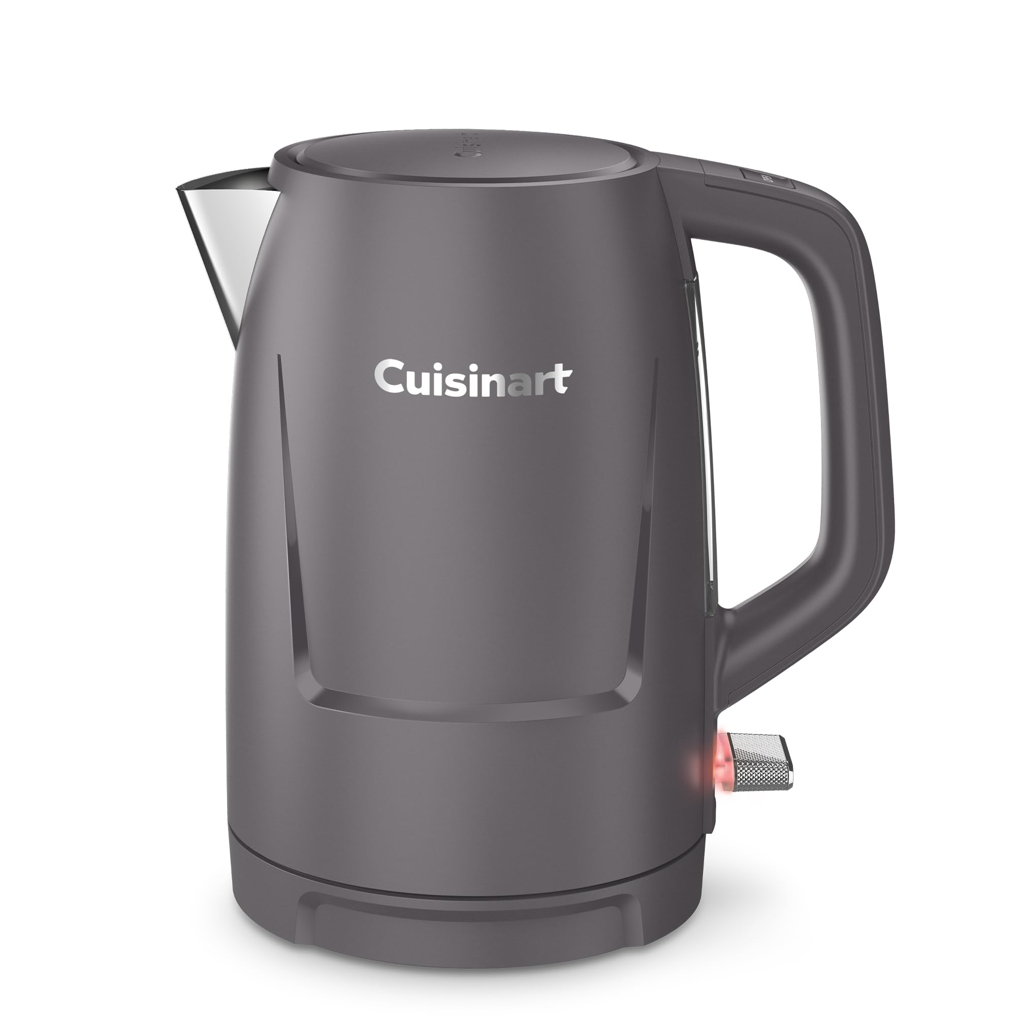 Cuisinart Core Collection Kettle | 1.5L Double-Walled | BPA-Free | Rapid Boil | Stainless Steel Interior | Cool-Touch Exterior | Contemporary Stone Grey Finish