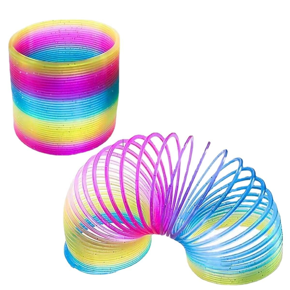 置物　レインボーカラー Amazon.co.jp: Barkolau ジャンボレインボースプリング 2個入り (B 2個