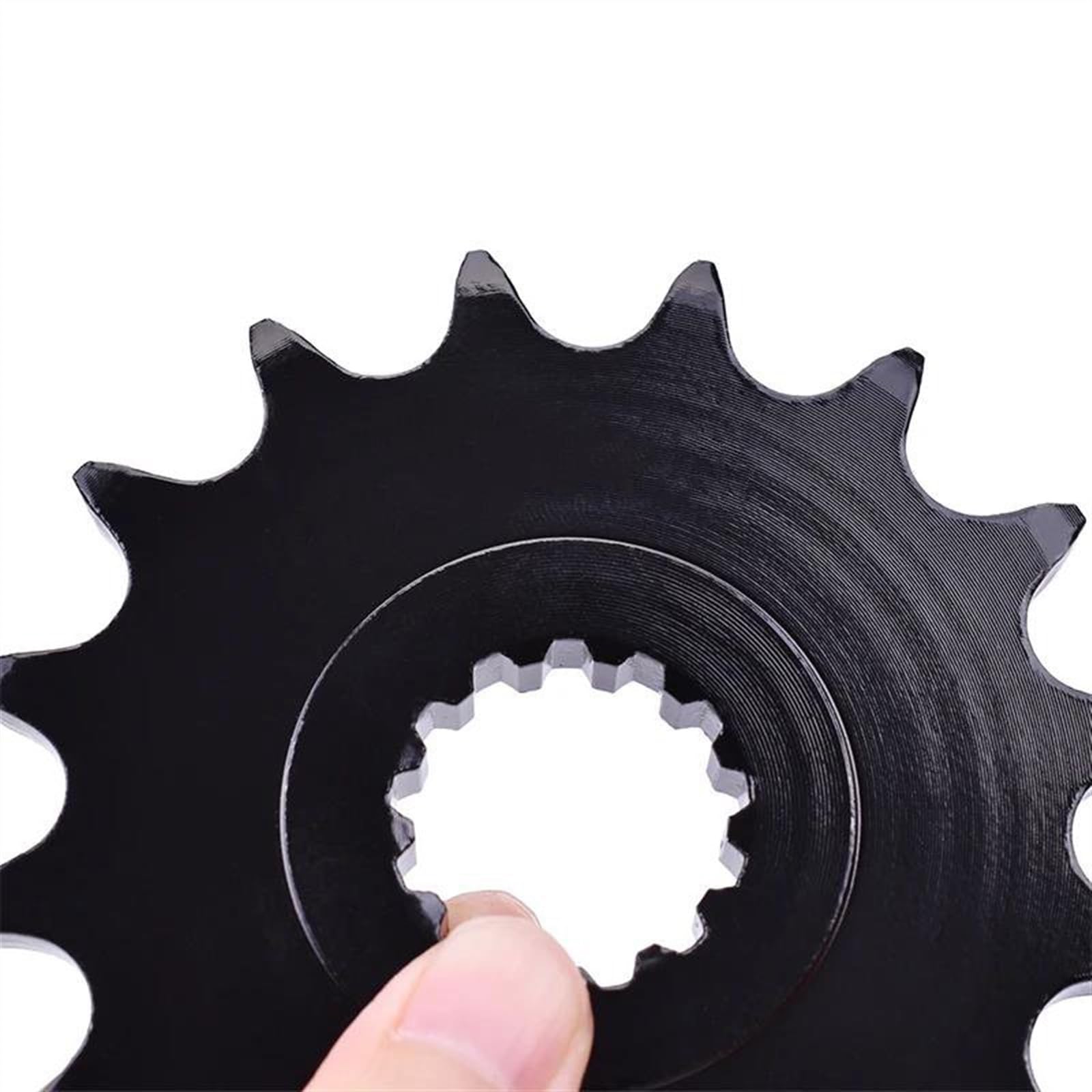Pieza de piñón para Kawasaki Road ZX-6R (ZX636 GKFA/GLFA) para Ninja para KRT Edition ABS 2019-2020 520 16T 43T Rueda Dentada Trasera Delantera De Motocicleta(Front)