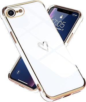 Knoowcase for iPhone 17e Case iPhone 16e Phone Case for Girls Women, White