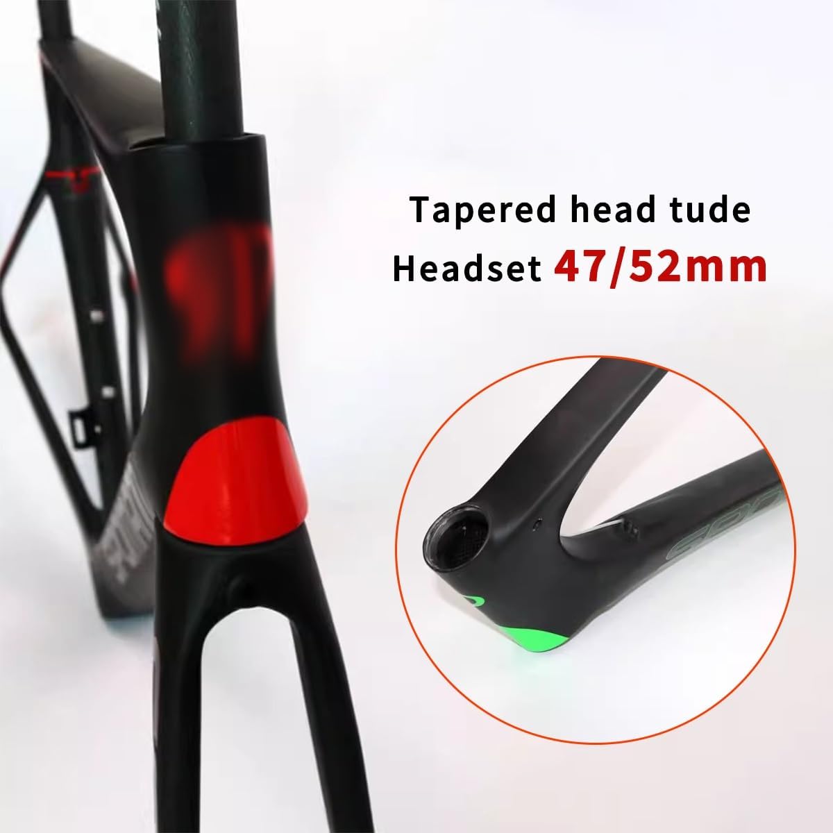 700C Carbon Fibre Road Bike Frame Breaking Wind Frame 46/49/52/54/56CM V Brake Internal Routing Quick Release 100/135mm with Fork