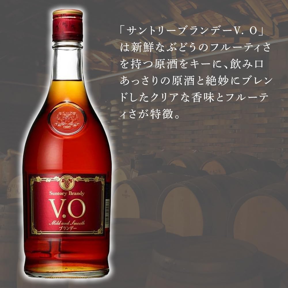 Amazon.co.jp: サントリー ブランデー V.O 640ml×4本 | ギフト