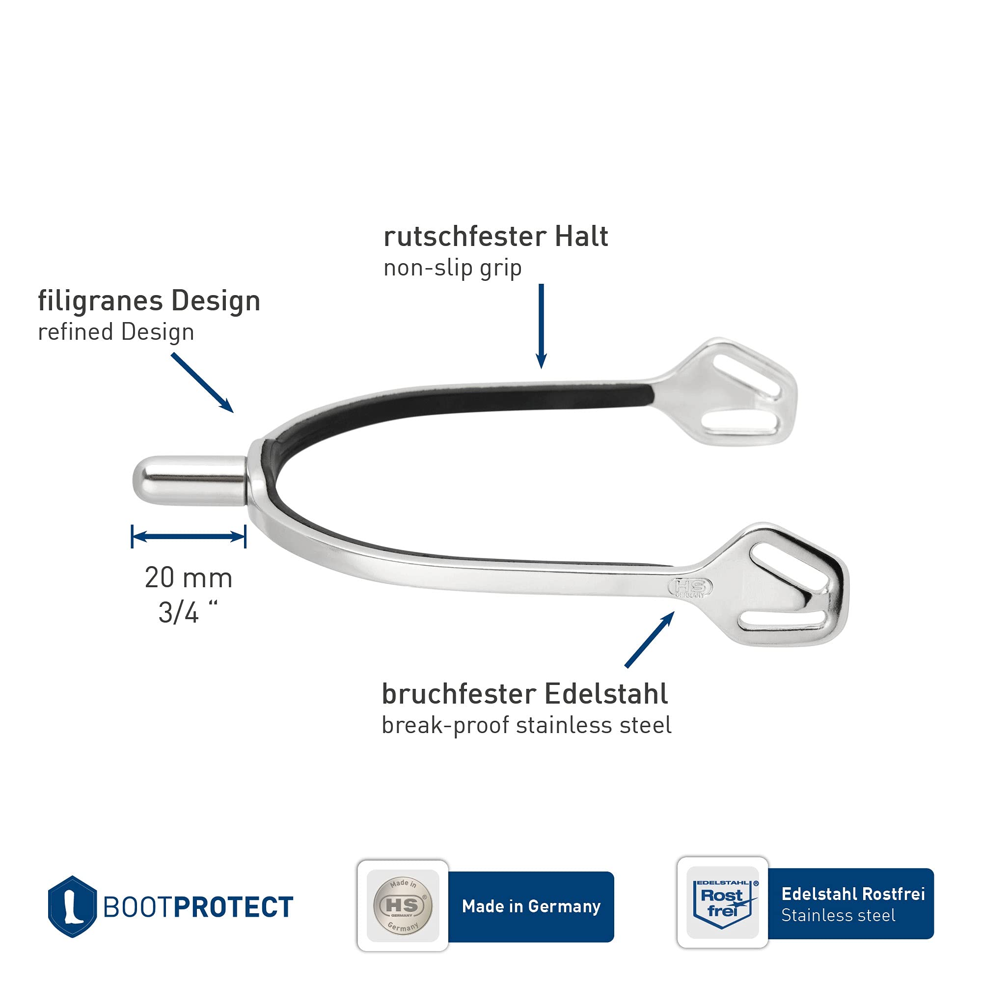 Sprenger - Slimline Spurs Boot Protect
