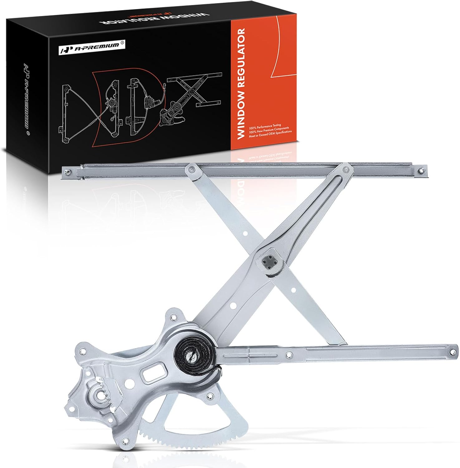 A-Premium Electric Power Window Regulator Without Motor Compatible with Lexus RX300 1999 2000 2001 2002 2003, Front Right Passenger Side