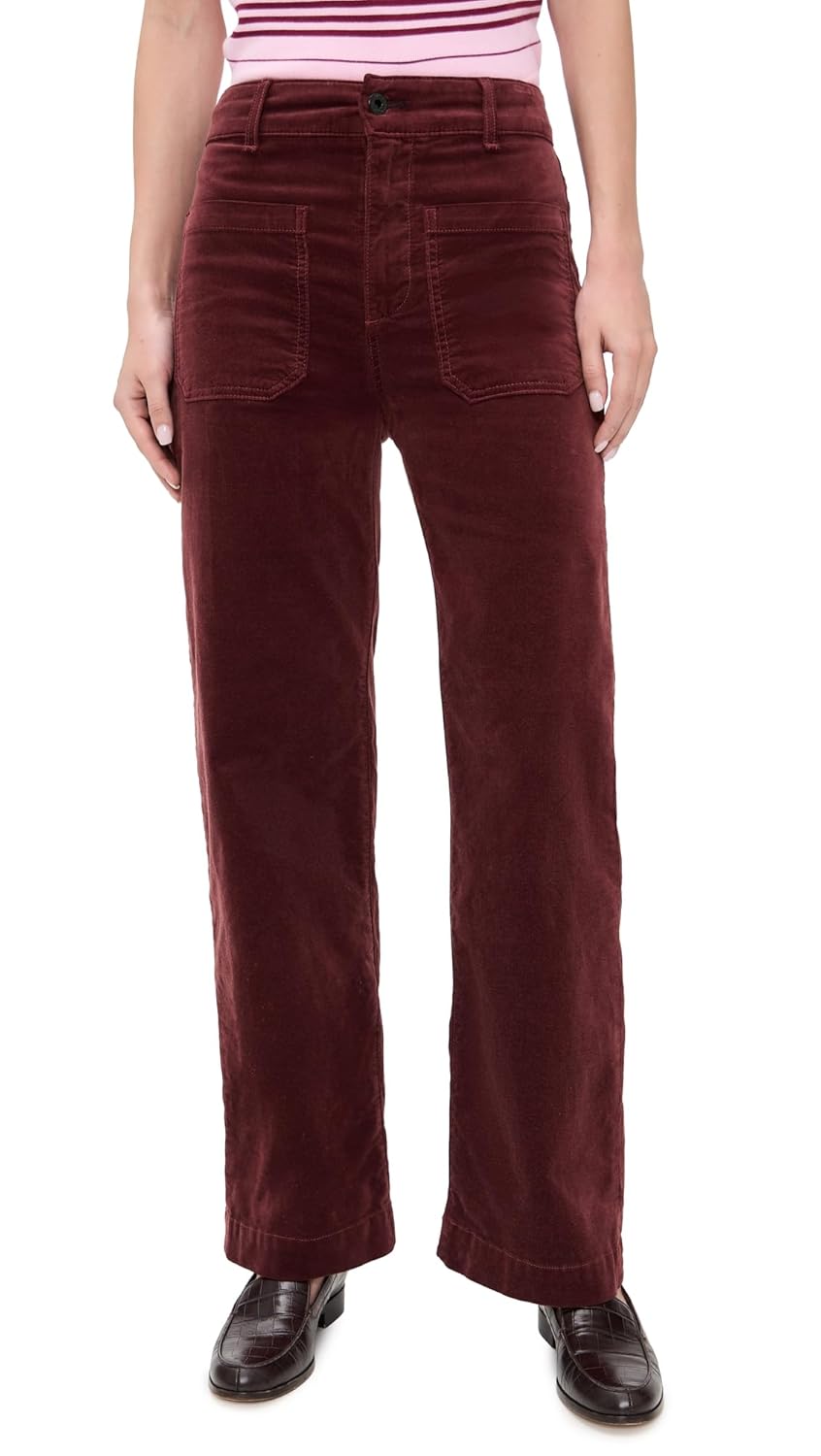 ASKK NY Womens Sailor Velvet Pants