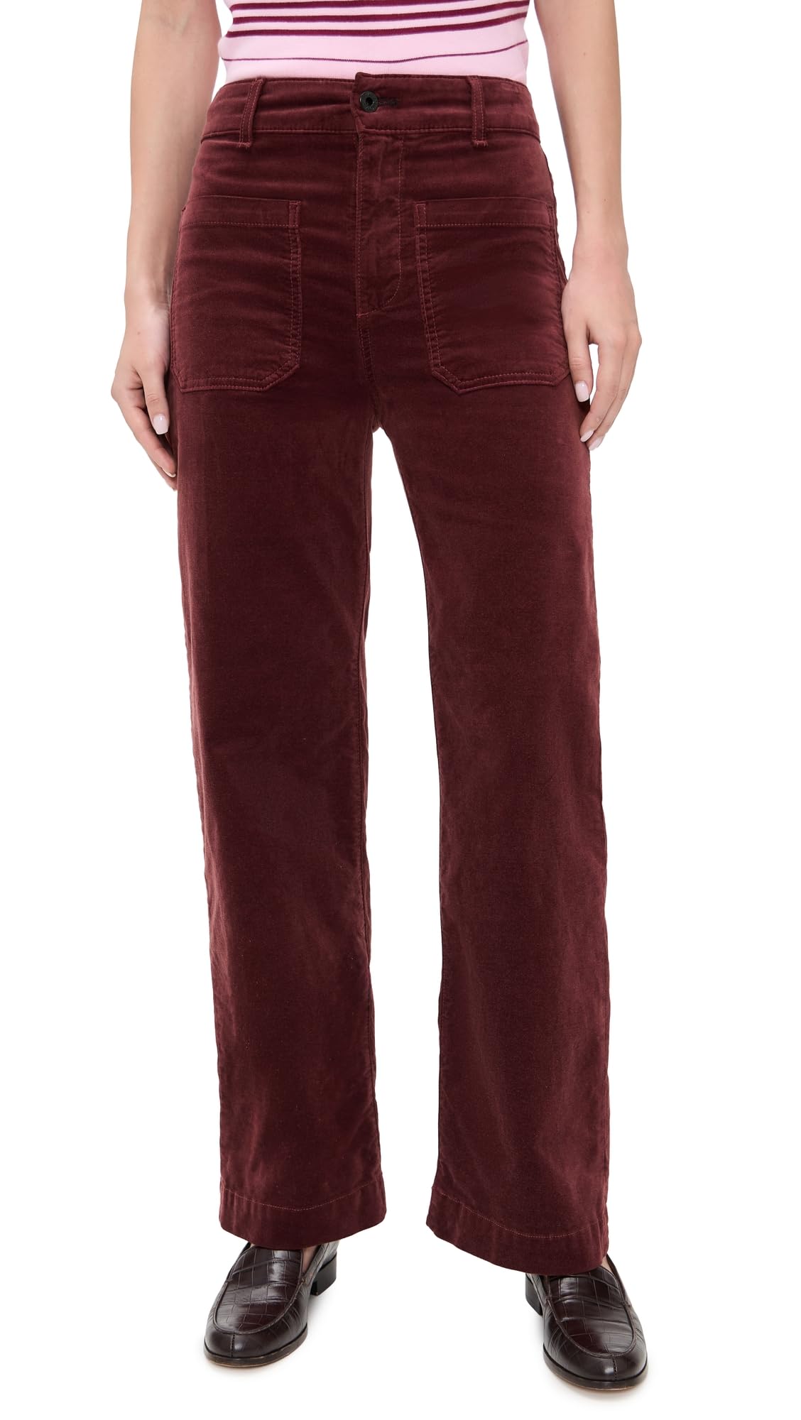 ASKK NY Womens Sailor Velvet Pants