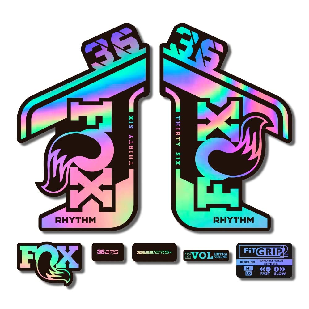 STAR SAM Stickers Compatible with Fox 36 Rhythm 2021 Holographic 1 CMT