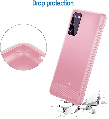 Miniatura 5 de JETech Funda delgada compatible con Samsung Galaxy S20 FE 5G de 6.5 pulgadas, funda delgada para teléfono con absorción de golpes y diseño de fibra