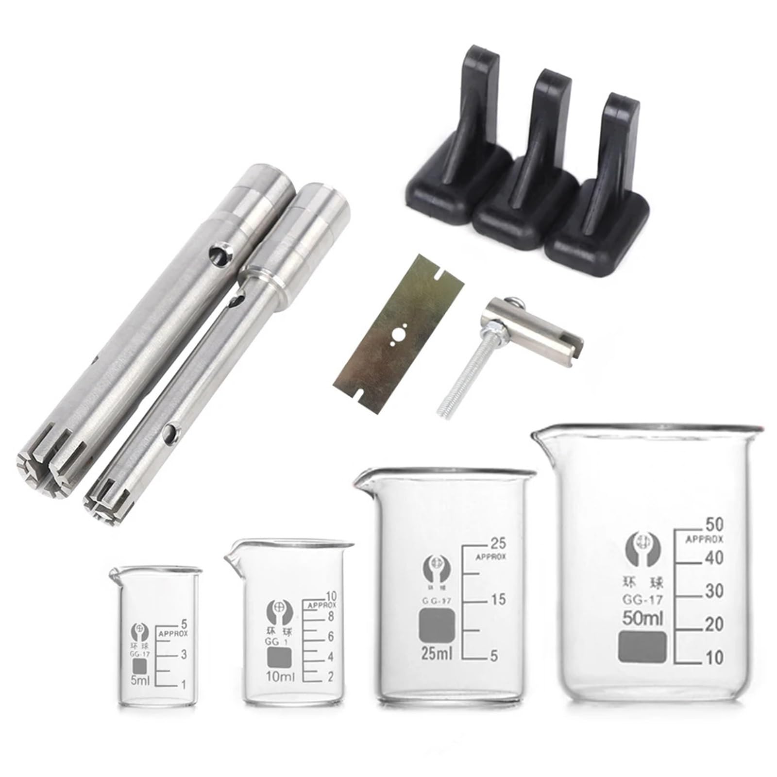 Ultraschall-Homogenisator, Hochgeschwindigkeitshomogenisator, 8000–22000 U/min, stufenlos einstellbare Geschwindigkeit, for 5–1000 ml Labordispergierer, Dispersionsmischer