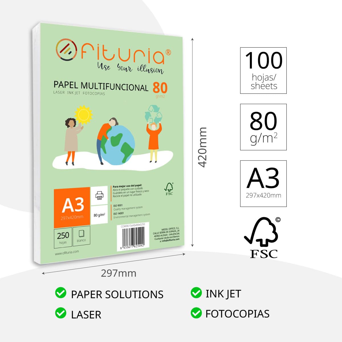 Quarzo - Lot De 20 Feuilles Papier Nacré Ivoire Pâle A4, 120 G/m², Imprimable Jet D'encre & Laser, Double Face Pour Créations
