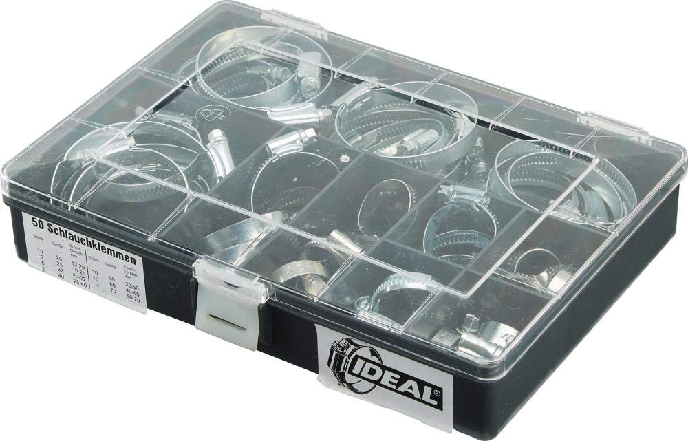 Zestaw opasek do węża W1 9mm, posort. wg kolorów IDEAL-Schlemper
