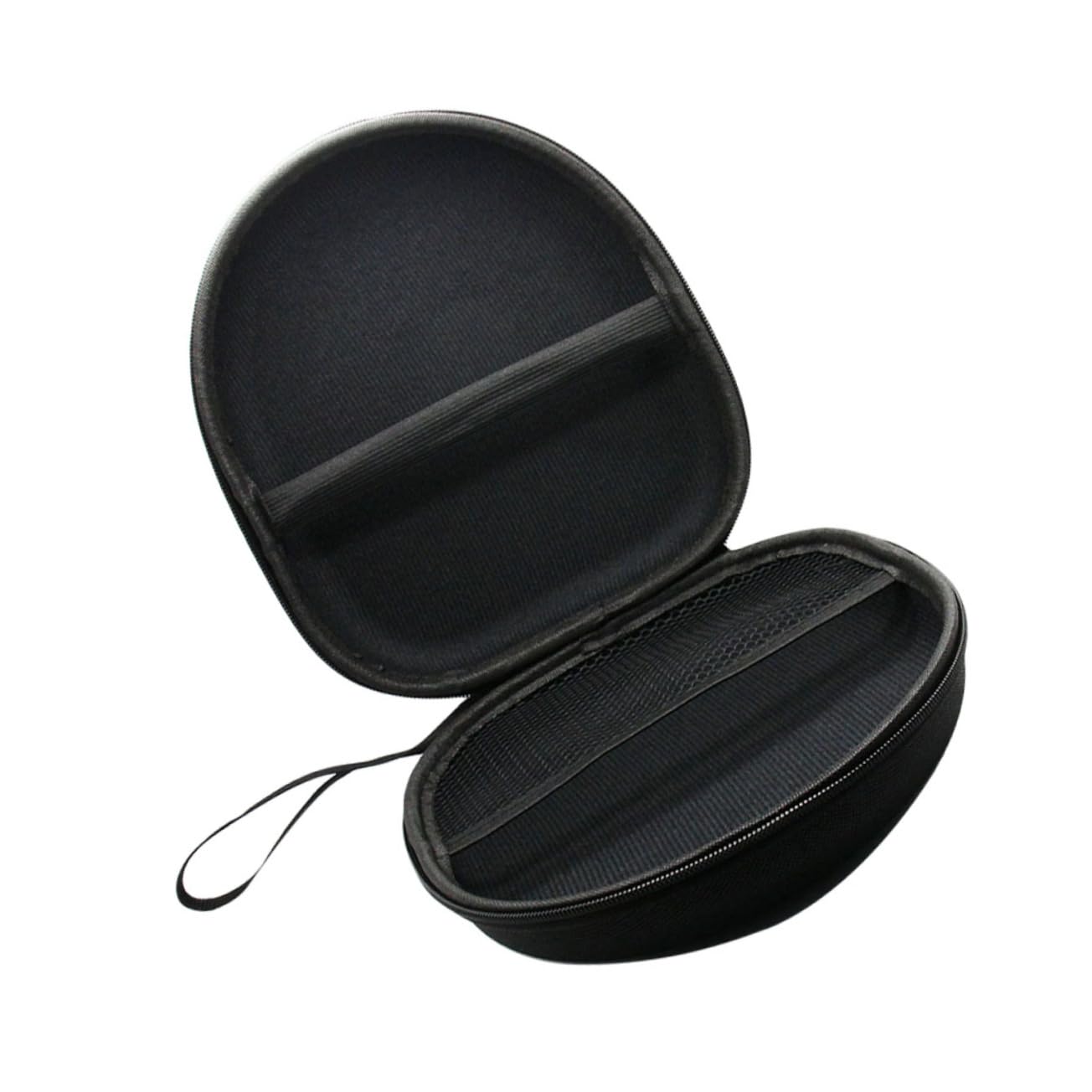 HOMSFOU 2stücke Kopfhörer Aufbewahrungstasche wasserdichte Hardcase Box Außenmaterial Zum Schutz Von Kopfhörern Inklusive Netzbeutel Für Kabel Schwarz