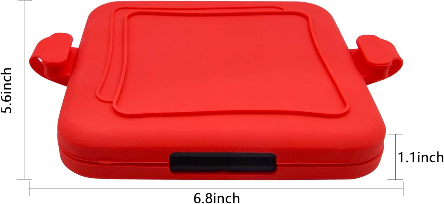 Microwave Toastie Sandwich Maker, Microwave Toaster, Sandwich Maker, Panini Maker, Dishwasher Safe,NO Electricity,Wireless,Time Saving,Fast,Toastie Safe in Microwave Oven