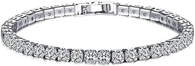 Thrillz Bracelets For Women AAA Cubic Zirconia Silver Plated Stylish Silver Bracelet For Women Girls Love Gifts Women's Jewellery