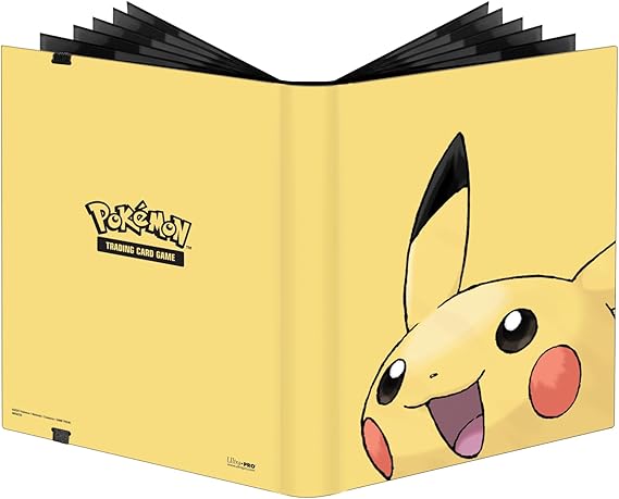 Ultra PRO-2025 Pikachu 9-Pocket PRO Binder for Pokemon Cards & Standard Size Cards, Holds up to 360 Cards in Ultra PRO 9-Pocket Pages