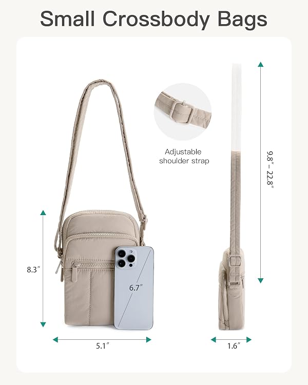 Gitus Mini Crossbody Bag for Women, Beige by Gitus - Used condition - Image 5
