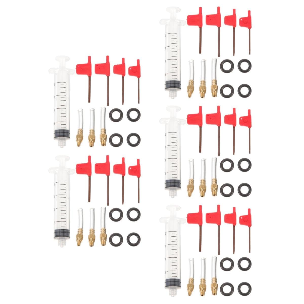 YARNOW kit de vélo électrique palier Outil de réparation de vélo Outil de chaîne de vélo leviers Cages Purge de Frein pour vélo kit de Purge pour vélo kit de Purge vélo Métal