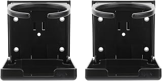 Foosball Table Cup Holder 2 Pack ABS Black with Mounting Screws