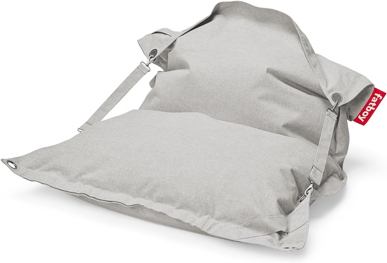 โ Fatboy Original Buggle-up Outdoor Bean Bag | Two Adjustable Straps | Made from a super-strong UV-, water- and dirt-resistant Olefin fabric | Easy to Clean | Beanbag and lounger | 132x185 cm - Mist
