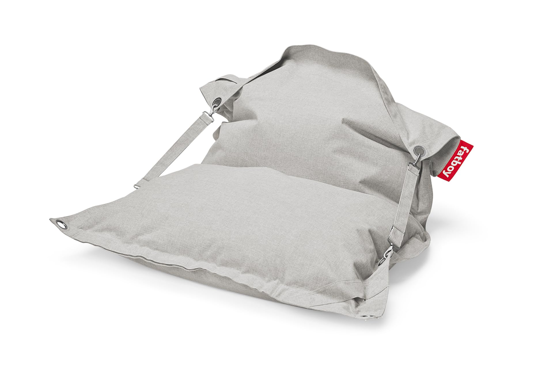 Fatboy Buggle-up Outdoor Pouf XXL - Fauteuil Jardin Modulable 1 ou 2 Places - Pouf Geant Exterieur - Olefin - 185 x 137 cm - Mist