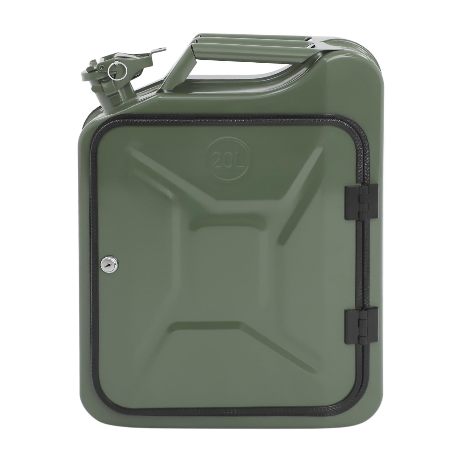 Jerrycan Bar Bidon de 20 l, à whisky, armoire, mobile, pour les fêtes d'anniversaire, les retraites, les enterrements de vie de jeune fille, les remises de diplômes, 35 x 15,5 x 47 cm