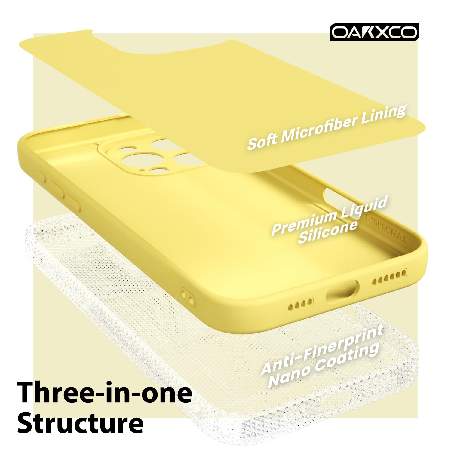 oakxco for iPhone 16 Pro Max Case Liquid Silicone, Soft Rubber Gel Elegant Aesthetic Basic Simple Cover, Cute Thin Slim TPU Matte Solid Color Plain Smooth Case for Women Girl, Light Pink — view 572