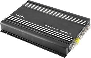 4 Channel Stereo Audio, 4x70W 4 Channel Audio Power Amplifier 12V Black Aluminum Alloy Auto Car Hifi Stereo Amp