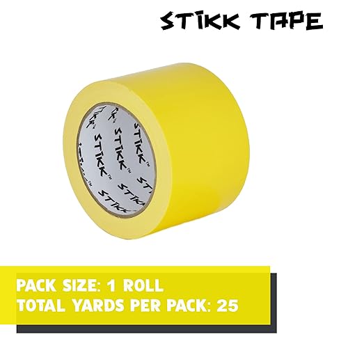 Miniatura 3 de STIKK Cinta adhesiva de pato amarillo, 3 pulgadas x 25 yardas, cinta resistente para reparaciones, proyectos domésticos, para HVAC comercial y
