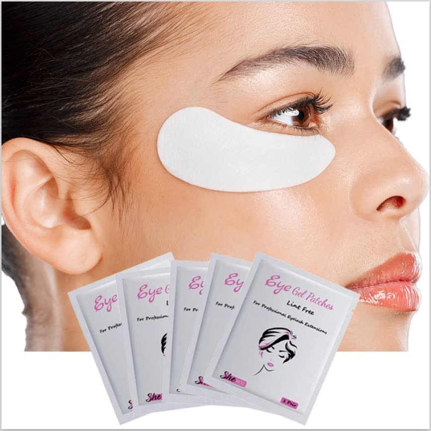 NEW Eye Gel Pads, 50 works Eyelash Extension Pads Lints Free, Facials - Image 4