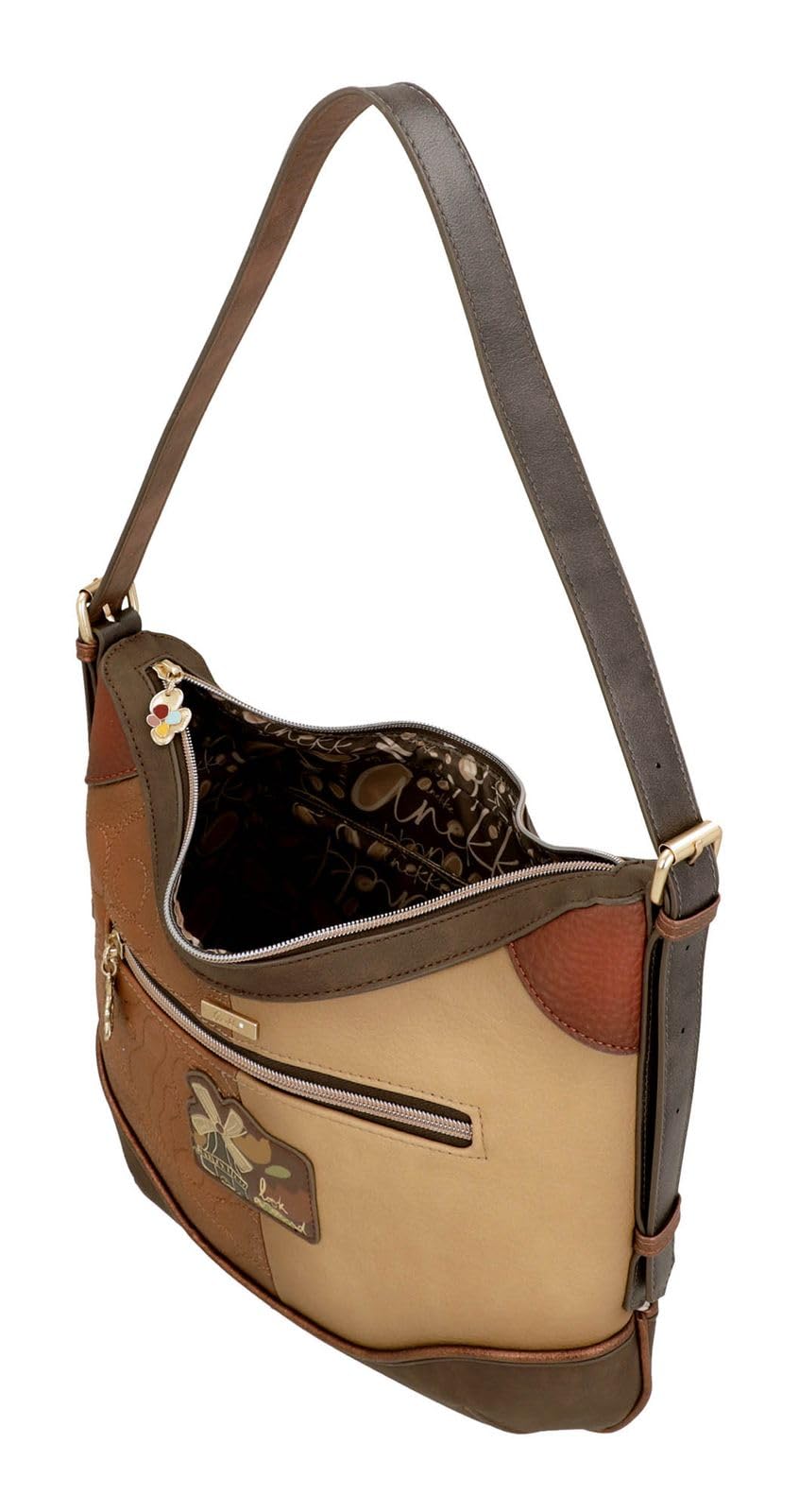 Anekke bolso de hombro Tulip Shoulder Bag Multicolor | Cierre de cremallera, correa ajustable, bolsillo trasero, composición 100% PU, peso 500 g