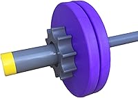 Vista 23 de WOD Toys Placas de parachoques de colores mini – Placas de parachoques adicionales para la barra Mini – Juguetes de fitness seguros y duraderos