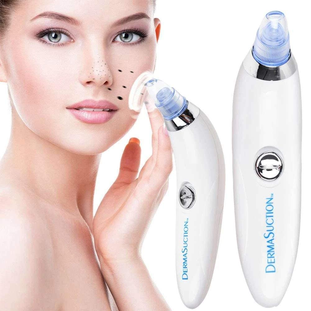 Vyoma Beautiful Skin Care Expert Acne Pore Cleaner Vacuum Blackhead Remover Kit Skin Cleaner, Pimple Removal Tool, Acne Removal Tool, Click N' Play Girl's Pretend (Blue Darma) (A1)