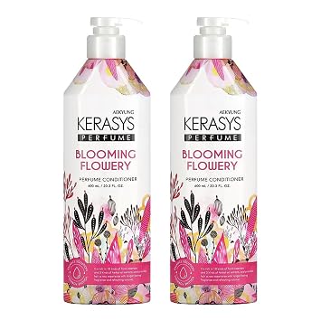 Kerasys Perfume Conditioner 20.3 fl oz / 600 ml, 2 Pack Blooming Flowery | Conditioner