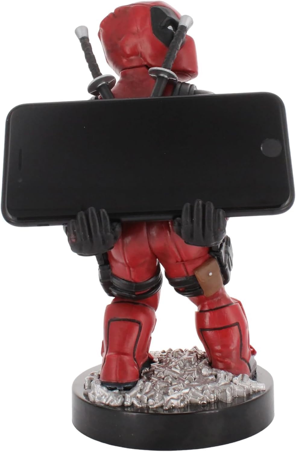 Exquisite Gaming: Marvel: Deadpool 3 'Bringing Up The Rear' Repaint - Controller originale Cable Guys e supporto per telefono, supporto per dispositivo da collezione, figura