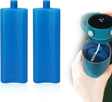 YOUSHARES Ice Pack for Insulin Cooler Travel Case, Ice Box for TSA Approved Medicine Travel Cool Bag, Insulin Pen for Diabetic Supplies2 Pack