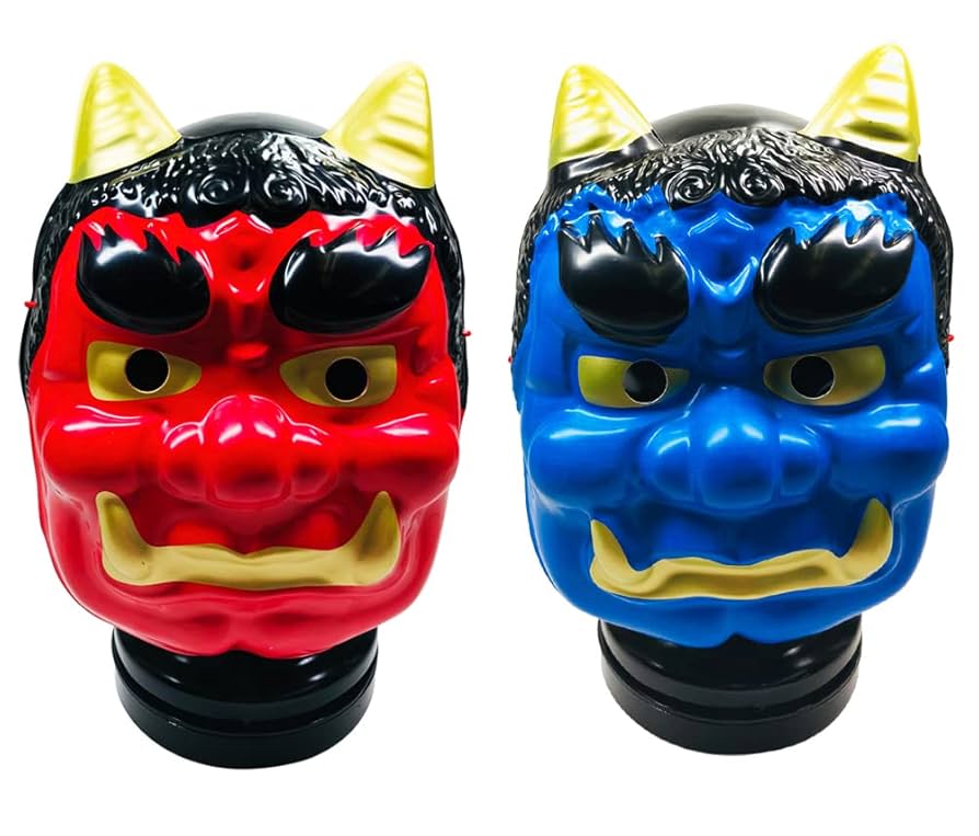 伝統的な赤い桐の木の天狗マスク　輪島漆塗り　魔除け 伝統的な赤い桐の木の天狗マスク 輪島漆塗り 魔除け