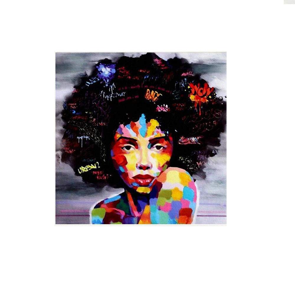 Art mural pour salon : réveillez un mur blanc avec cette peinture jet d'encre