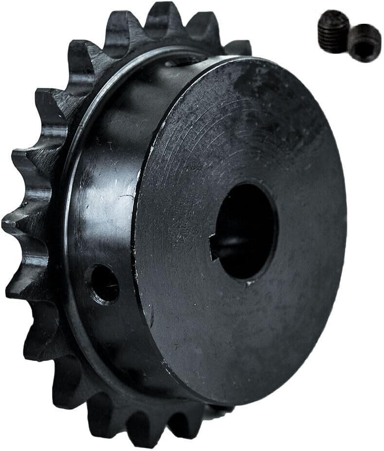 Jeremywell #40 Roller Chain Sprocket B Type 3/4 Bore 21 Tooth