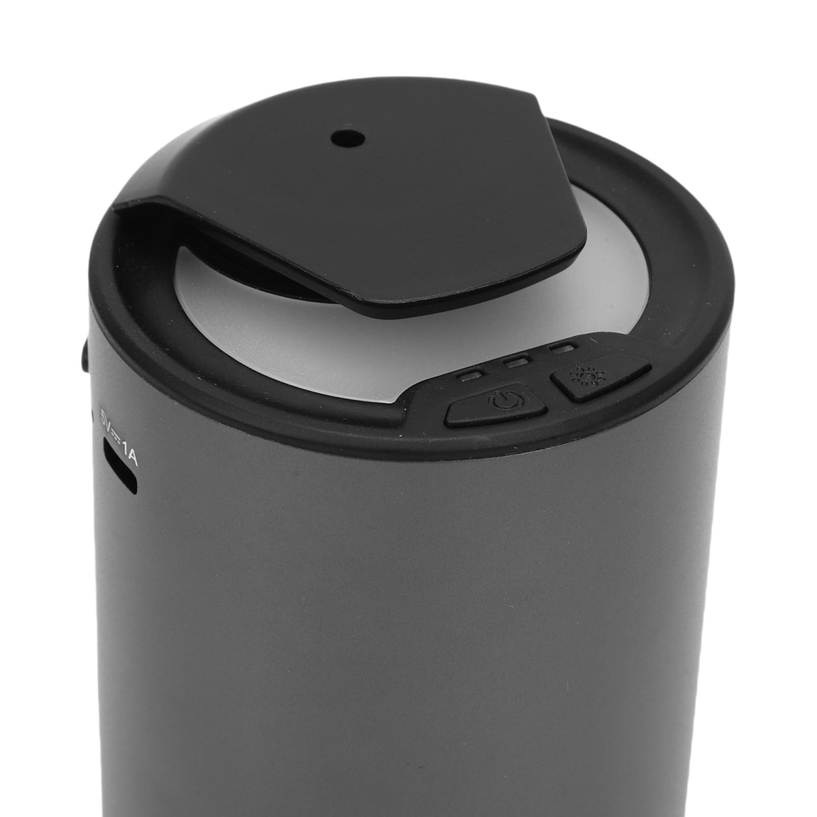 Haofy Difusor de Aceites Esenciales sin Agua, Difusor de Aromaterapia Portátil, Aleación de Aluminio, Diseño a Prueba de Fugas de bajo Ruido para Viajes en Coche, Oficina en Casa (de Negro)
