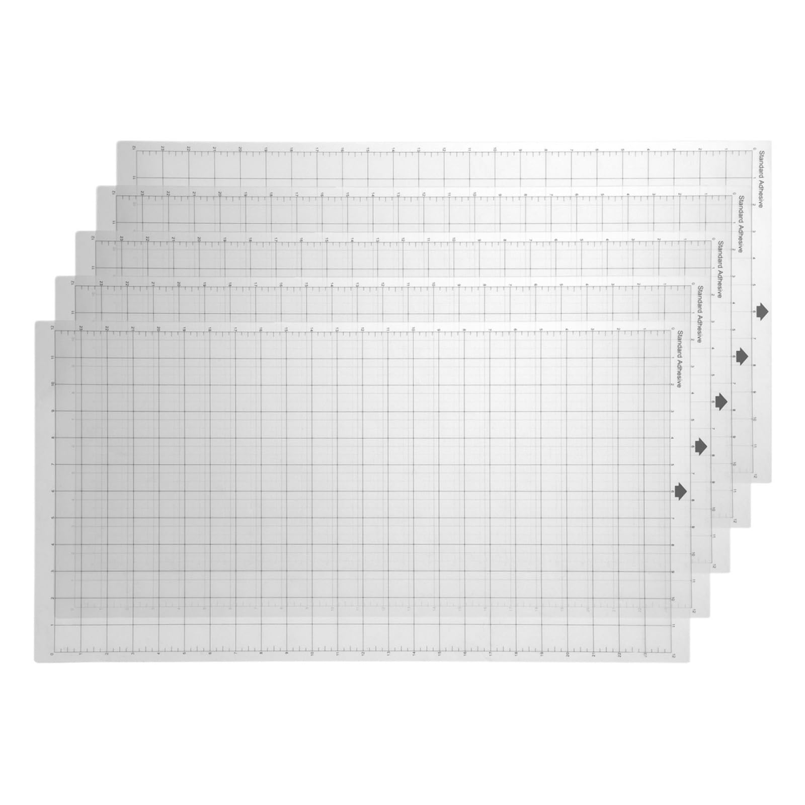 Tappetino da Taglio Tappetino da taglio sostitutivo adesivo trasparente 12x24 pollici(5PCS)