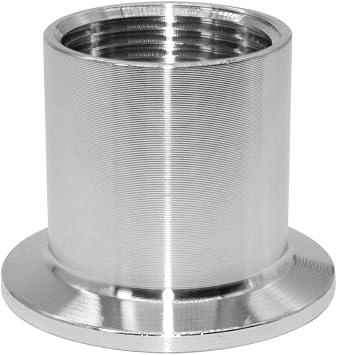 Beduan 1.5" Tri Clamp to 1" NPT Female Stainless Steel Sanitary Fitting Home Brew Connector Ferrule OD 50.5mm