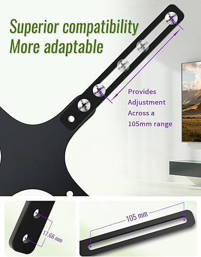 Miniatura 4 de VESA Kit de adaptador de montaje de extensión para pantallas de TV LCD LED de 32 a 55 pulgadas, soporte de adaptador de montaje de pared para TV,