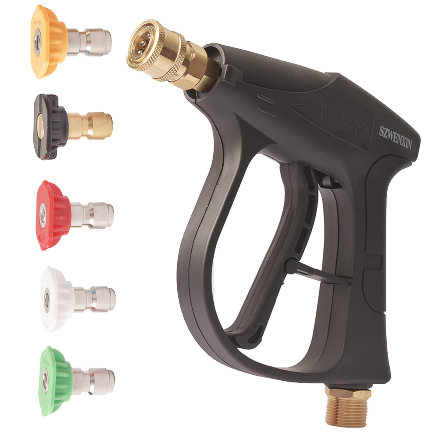 Buy SZWENXIN High Pressure Washer with 5 Nozzles for Pressure Power