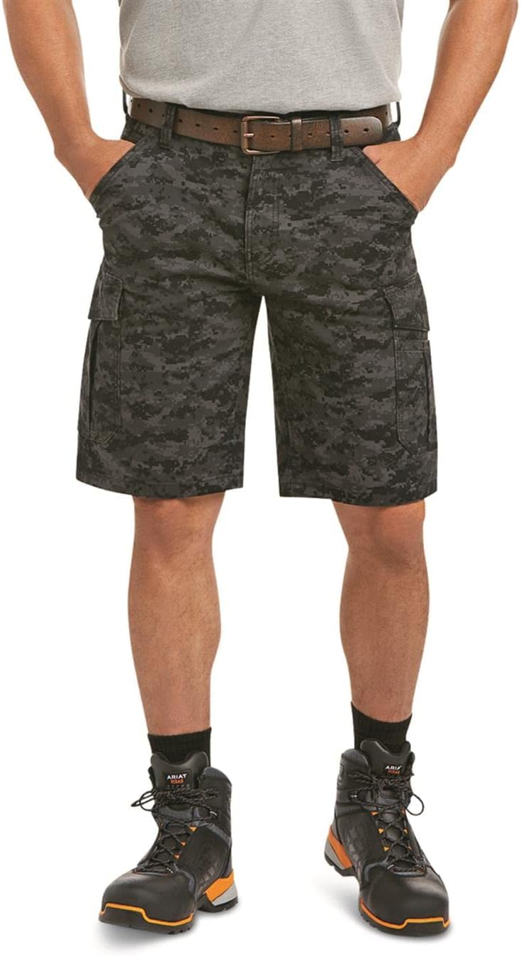ARIAT Men's Rebar DuraStretch Made Tough Cargo 11" Short