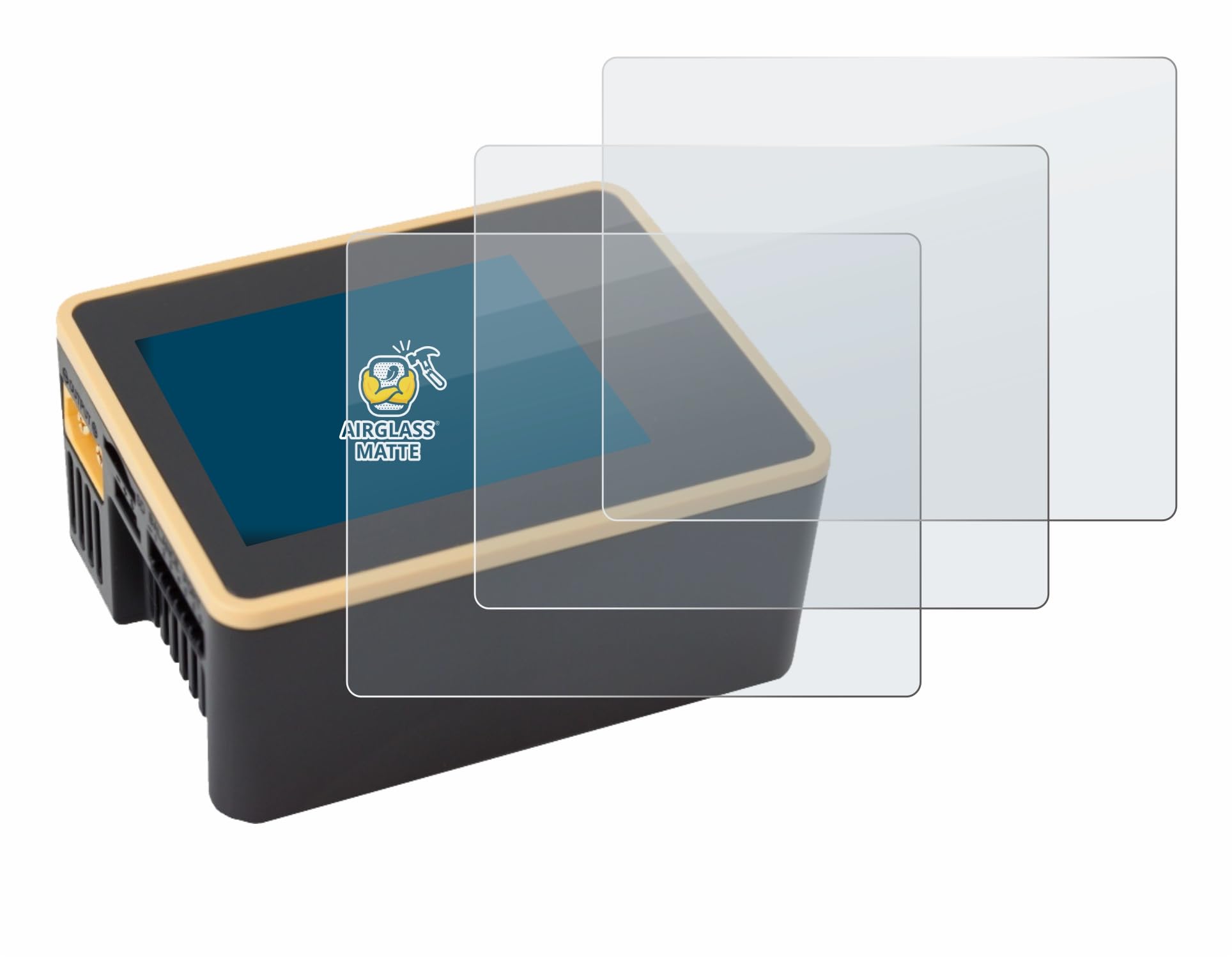 brotectAnti-Glare Glass Screen Protector Matte compatible with Junsi iCharger X6 (3 Pack) - Anti-Scratch 9H Protection Film