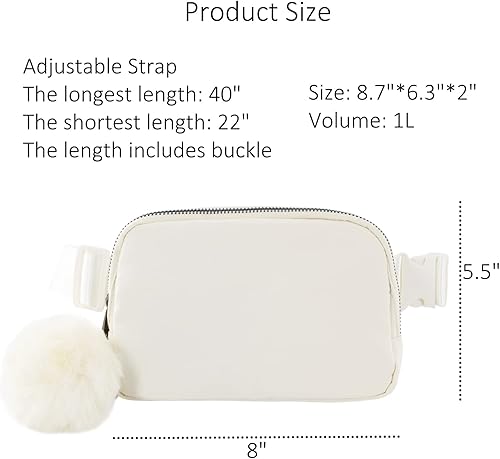 Miniatura 3 de Mini bolsa de cinturón con correa ajustable, pequeña bolsa de cintura con 1 bola para entrenamiento, correr, viajar, senderismo para hombre o mujer,