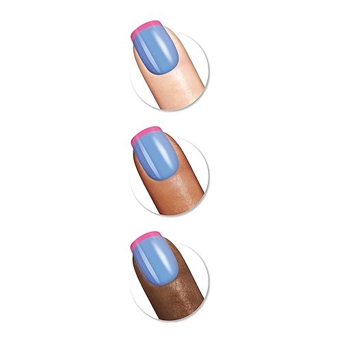 Miniatura 2 de Sally Hansen Salon Effects Manicura perfecta, fiesta de bloque, uñas a presión, forma cuadrada, pestañas adhesivas no dañinas, lima y almohadilla de