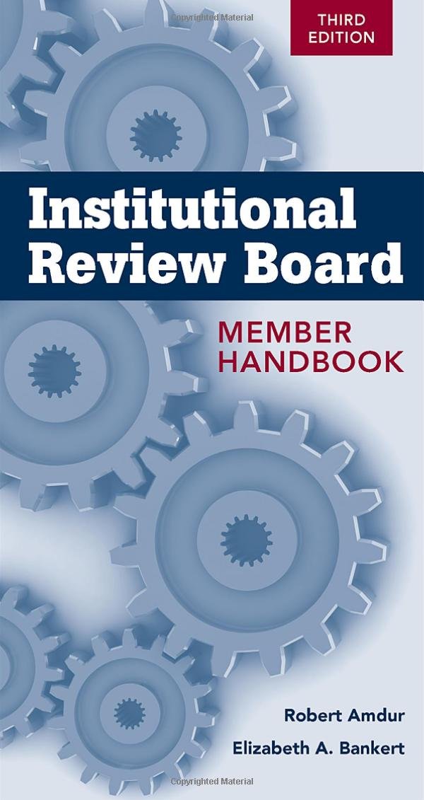 Buy Institutional Review Board: Member Handbook — BookShops.in